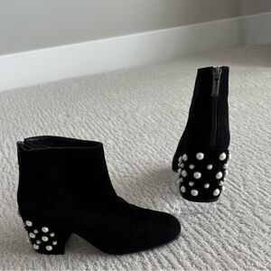 Stuart Weitzman Pearl Bacari Ankle Boot Bootie zip back size 6 $575